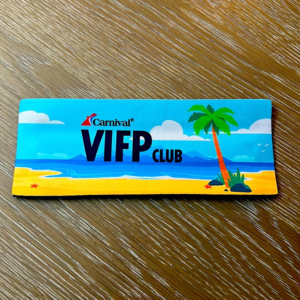 Carnival Cruise 🛳 VIFP Koozie Holder for 12 oz cans
